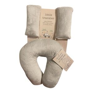 Little Traveler Baby Belt Strap Covers for Stroller Car seat & Travel Pillow NWT